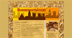 Desktop Screenshot of burgstadtbaecker.de
