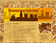 Tablet Screenshot of burgstadtbaecker.de